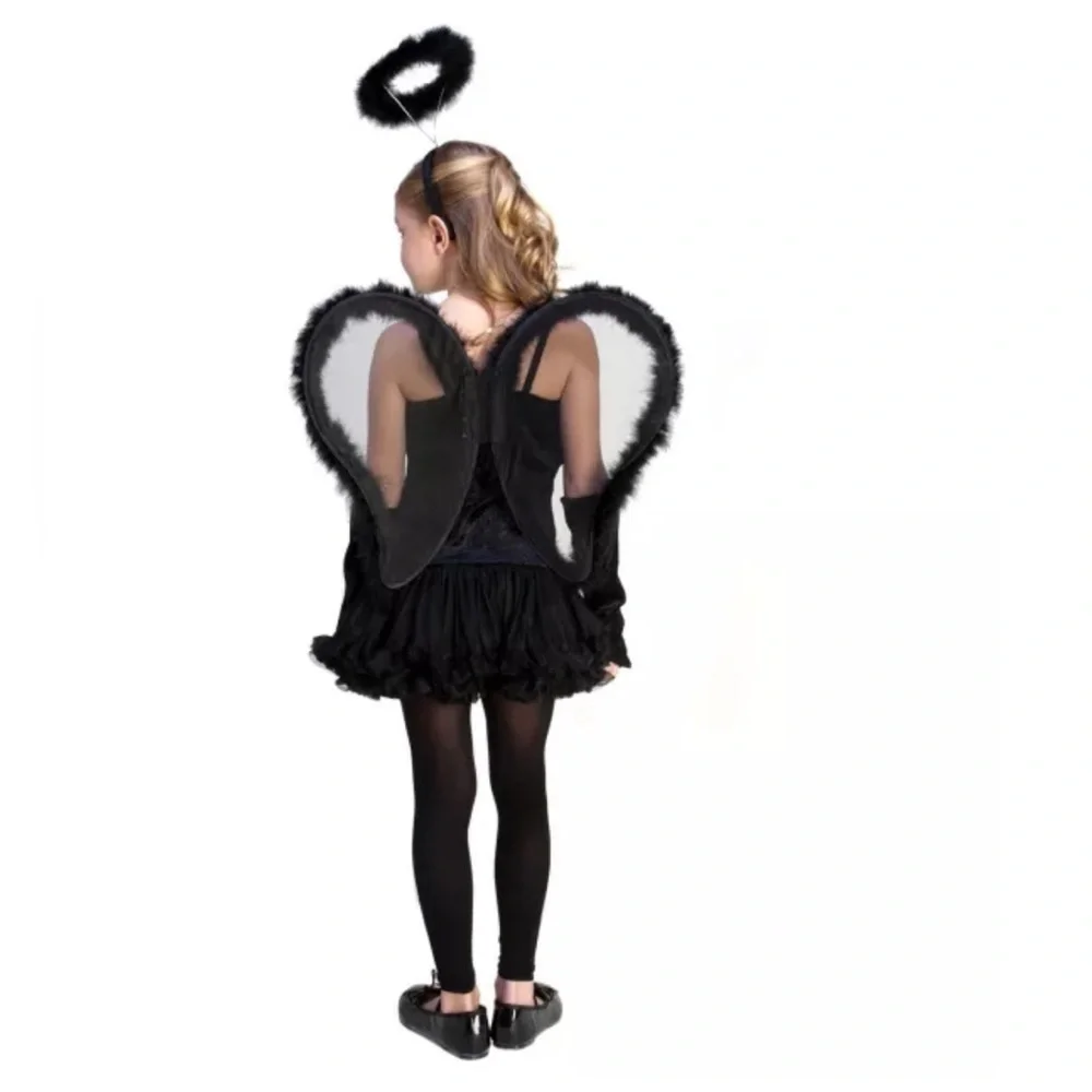 Spirit Halloween girls dark angel costume size M - Picture 2 of 12
